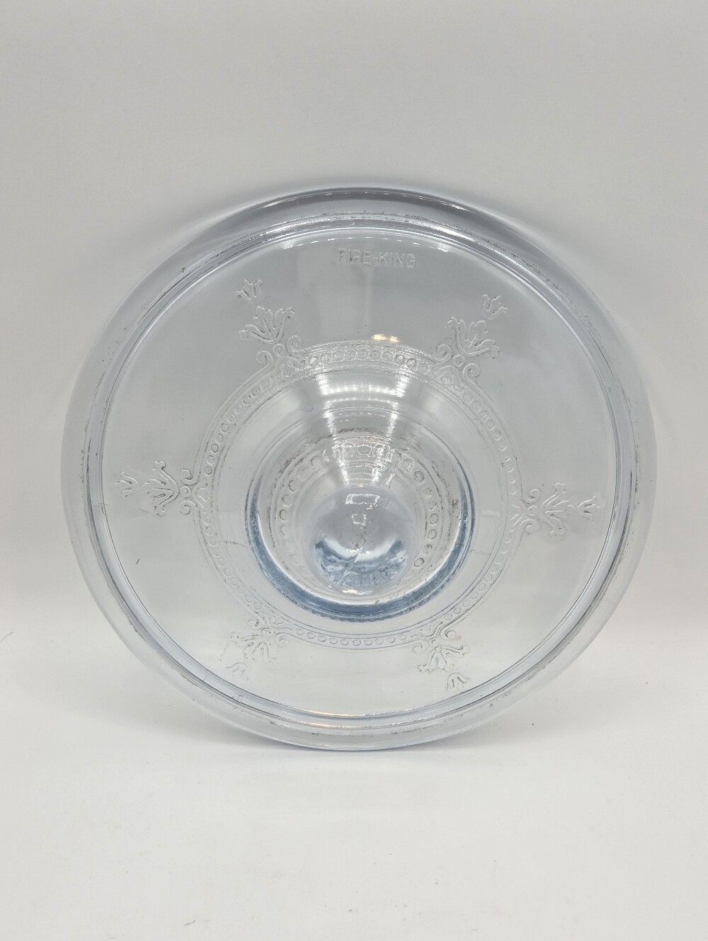 Vintage Fire King Philbe Sapphire Blue Casserole Lid